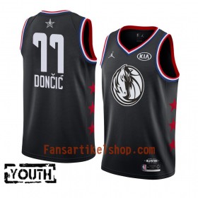 Dallas Mavericks Trikot Luka Doncic 77 2019 All-Star Jordan Brand Schwarz Swingman - Kinder